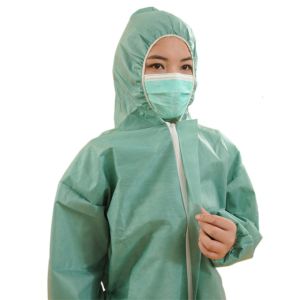 Waterproof Non Woven Coverall Soft Felling With High Air Permeability