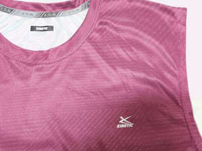 Embroidery Elastic Quick Dry Mens Sleeveless Tank Top Mens Running Tank Pink