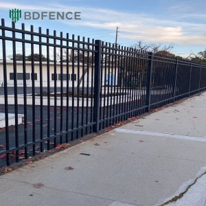 Child Safe Tubular Steel Fence Rounded Edges