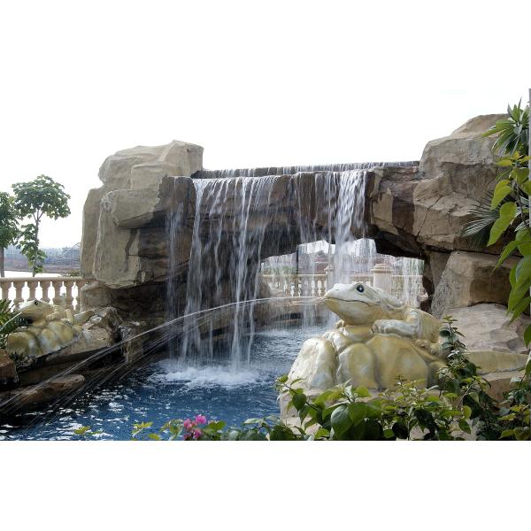 Large Water Park Lazy River Equipment / Aqua Play Park Galvanized Carbon Steel Supporting