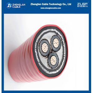 6.35/11kV Power Cable Aluminum / Copper XLPE Insulate Underground Steel Wire