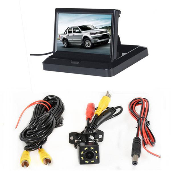 Buy Foldable Design Car Rearview LCD Monitor 5" Display In - Dash Placement at wholesale prices