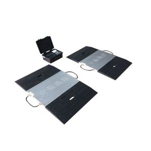 LCD Electronic Truck Axle Scale , 50T Vehicle Axle Weighing Scales