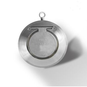 H74w Dn100 Cf8 Non Return Single Plate Flap Stainless Steel dual Check Valve