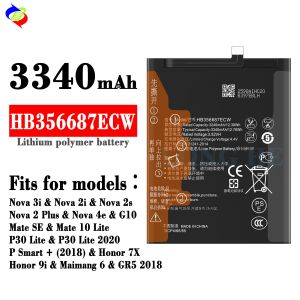HB356687ECW Coding Rechargeable Battery for Huawei Nova 2 Plus Honor 7X 3340mAh