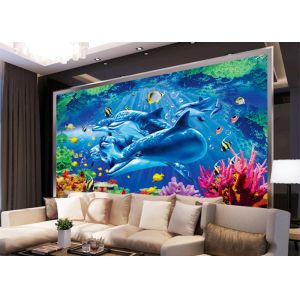 Silent Trackdirect CMYK Wall Inkjet Printer CCC For Advertisement