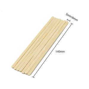 5.5inch 140mm Bamboo Disposable Coffee Stirrers Wrapped Stir Sticks
