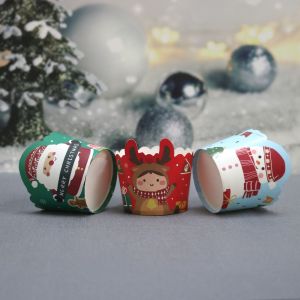 110gsm Rolled Rim Paper Cupcakes Mold Baking Muffin Cups