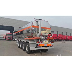 4 Axle Fuwa 50000L Fuel Tanker Trailer Pneumatic Operating Discharge