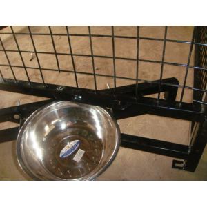 Welded Dog Kennel Powder Coated Black
