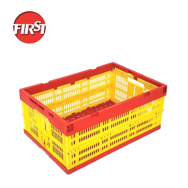 Buy Durable Plastic Crate with Stackable and Foldable Design External Size 600*400*255mm at wholesale prices