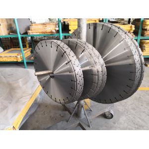 Diamond Powder Alloy Steel Travertine Cutting Diamond Blade with 0.472in Edge