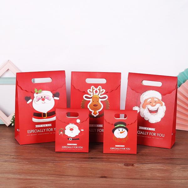 Buy Wholesale Spot Christmas Eve Exquisite Printed Gift Packaging Paper Bags at wholesale prices