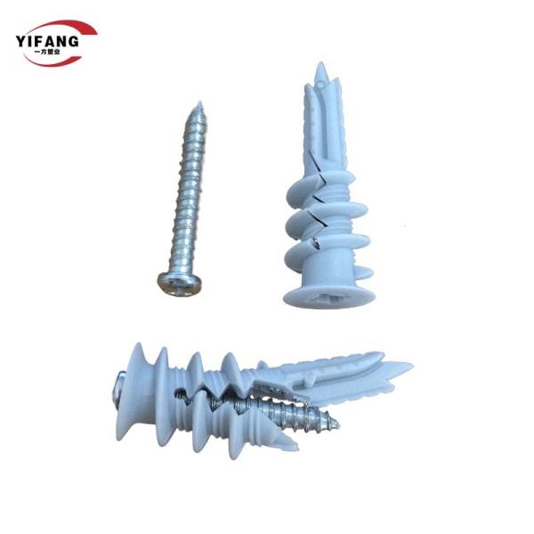 Buy 13x40mm Plastic Drywall Anchor With 15*33 Mm Capacity at wholesale prices