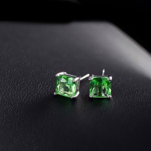 Cubic zirconia stud earrings cz earrings in bulk classic simple earrings design