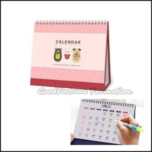 Quality customed logo 8&quot; promotional coloured printed calendar gift for sale