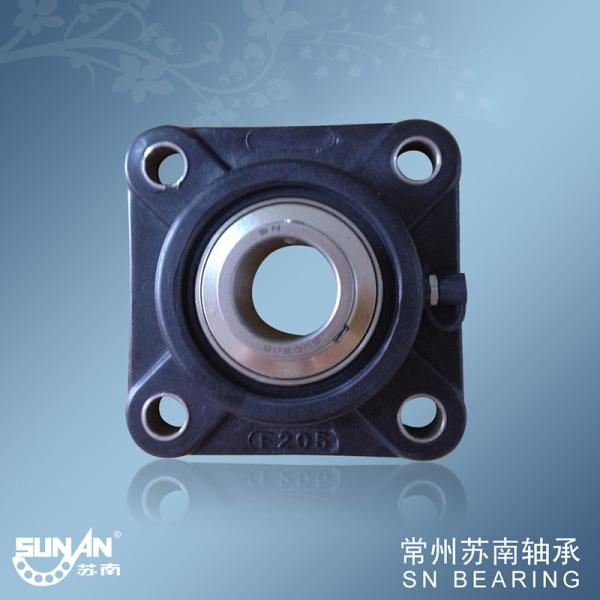 Precision Plastic Pillow Block Bearings , Machinery Square Flanged Ball Bearings