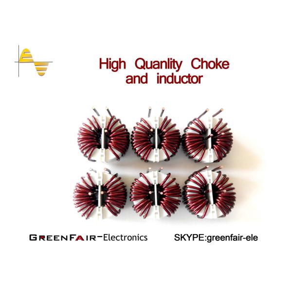Buy High Power Current Common Mode Choke Coil , Horizontal T63 Common Mode Toroidal Chokes at wholesale prices