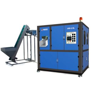 Easy To Operate PET Semi Automatic Plastic Water Bottle Blowing Moulding Machine