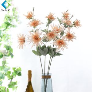 Small Artificial Flower Bouquet , Crab Claw Chrysanthemum For Living Room