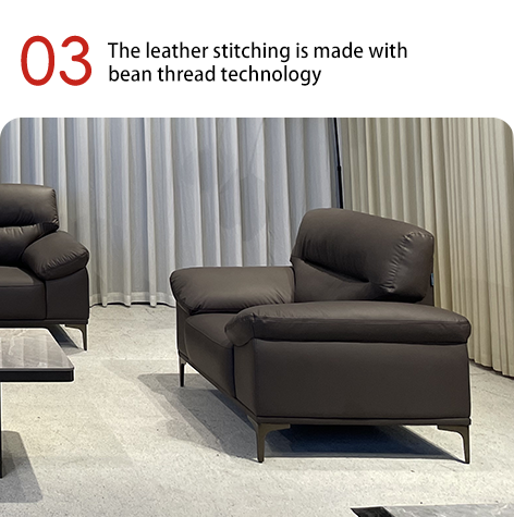 Simple luxury solid wood frame office sofa set lightweight luxury business office furniture library sofa