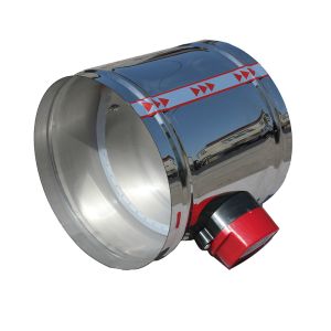 Electric HVAC Damper 51-400mm for Air Ducts