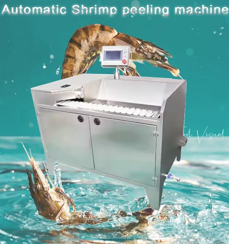 Automatic Shrimp Deveiner Peeler Processing Machine