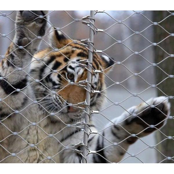 1mm Stainless Steel Cable Mesh Hole Size 7 × 7 7 × 19 1 × 19cm Strong Flexible