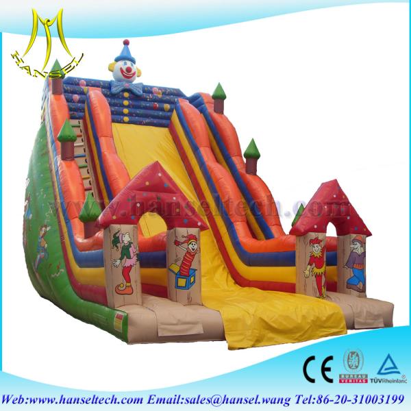 Buy Hansel Commcercial kids slide house /inflatable car slide for sale at wholesale prices