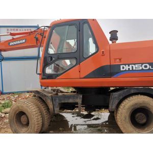 Korea Grab 15T DH150W-7 Doosan Wheel Excavator