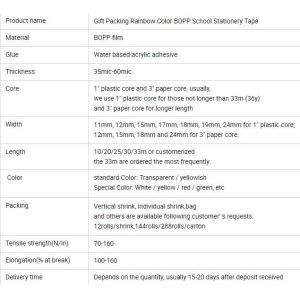 colored waterproof adhesive stationery tape,Colorful Gold Foil Stationery Self