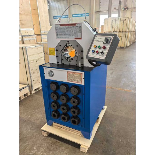 3 Inch Hydraulic Hose Crimping Machine crimping demonstration