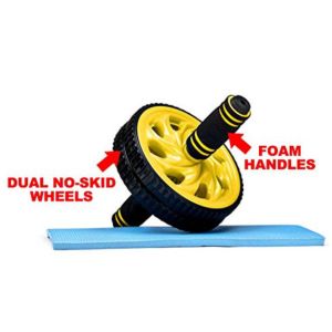 China dual ab roller dual-wheel abs roller dual wheel ab roller dual ab wheel exercises on sale