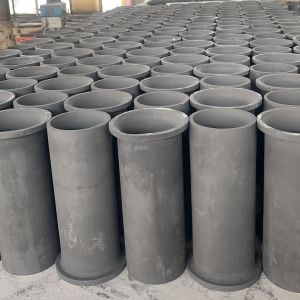 Heat Resistance SISIC / RBSIC Burner Tubes / Ceramic Nozzle Max Application