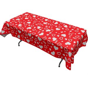 Disposable Table Cover for Festival Party with Custom Design