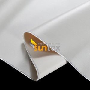 High Silica Fiberglass Fabric Coated Silicone / PU / Acrylic / Vermiculite Heat