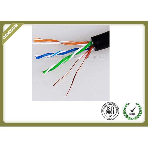 305 Meters Network Fiber Cable , Unshielded Twisted Pair Cable 0.5mm Diameter