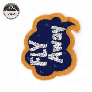 Fly Away Diy Embroidered Patches Bright Color 19 * 16.5CM Size For Decoration