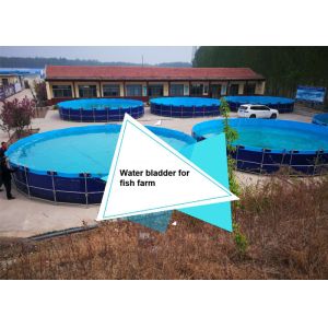 2200Cbm Flange PVC Liner 1860mm Bolted Water Tanks