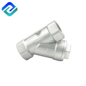 CF8 / CF8M Stainless Steel female thread Y strainer