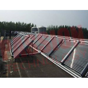 Evacuated Tube Solar Collectors Non Pressure Heat Pipe Double Side For Swimming Pool Heating