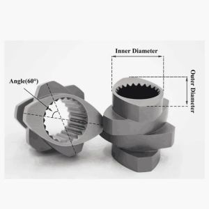 D2 Steel Extruder Screw Elements With Corrosion Resistance For Masterbatch