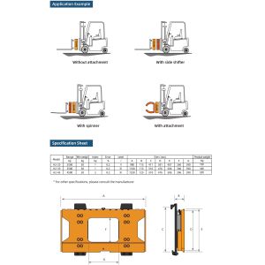 Weight Digital Forklift Scales 4500kg Automatic LCD Display forklift load weight