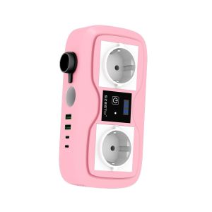 200W Car Power Inverter with Cigarette Lighter Output, 2 AC Outlets & Dual USB Ports | 12V to 220V Modified Sine Wave Converter