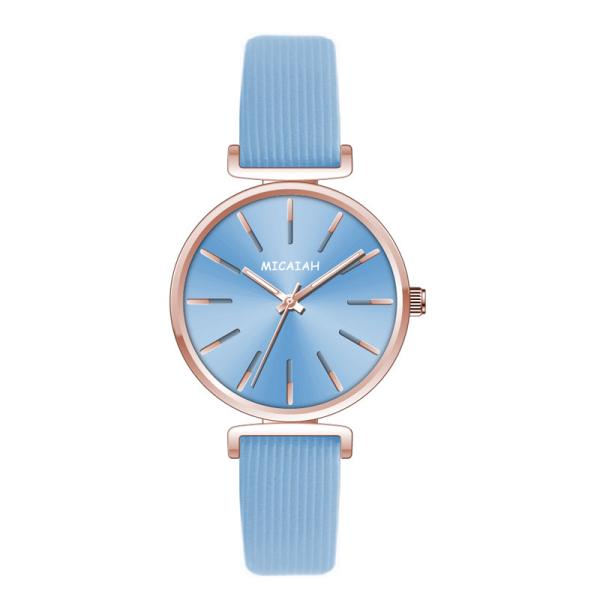 3ATM Alloy Wrist Watch Case Colorful Printed Dial Quartz Bracelet Watches For
