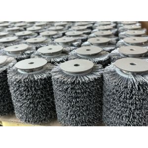 Industrial Custom Abrasive Wire Roller Brush Pickling Surface Treatment Roller