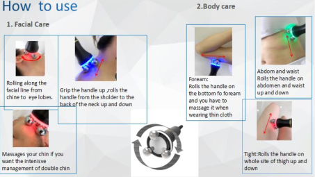 Portable Triple 10W Radio Frequency Skin Tightening Machine