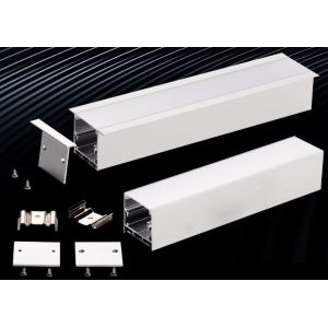 Silver Al6061 T6 Extruded Aluminum Enclosures For LED Lighting