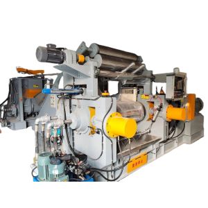 Hard Tooth Surface Reducer / Water Cooling Two Roller Rubber Mixing Mill For