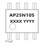 AP25N10X Mosfet Power Transistor 25A 100V TO-252 SOP-8 DC-DC Converters